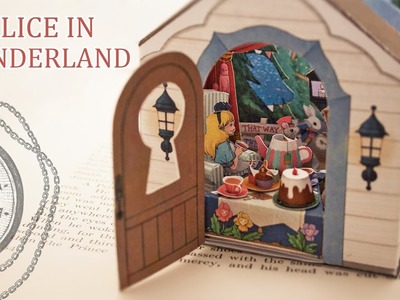 DIY Miniature Diorama Alice in Wonderland (canon papercraft)