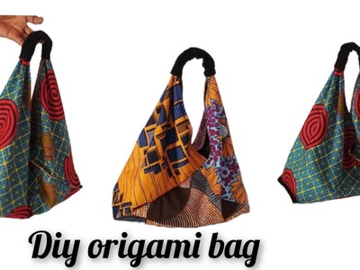 DIY origami bag tutorial • Easy DIY double-sided bag tutorial