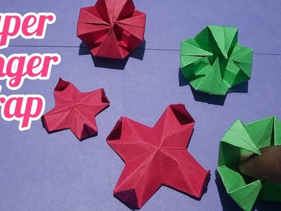 Diy Origami paper finger trap