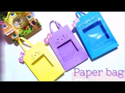 DIY-paper bag. How to make origami gift bag #papercraft