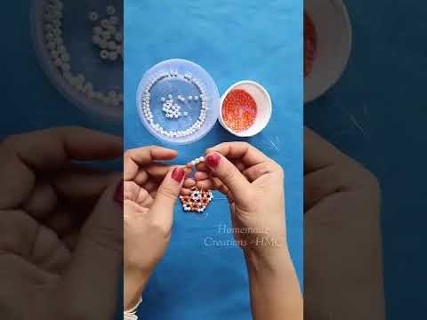 DIY Pearl Beaded Table Mat. How to make Easy Beads Table Mat. Tea Coaster #shorts#youtubeshorts#