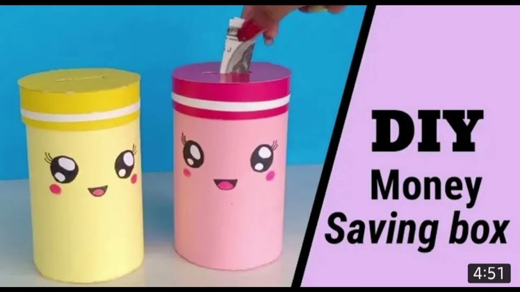 DIY Piggy bank ????| Cute Origami  crafts | Money saving bank TUTORIAL | Ayushi easy arts and crafts