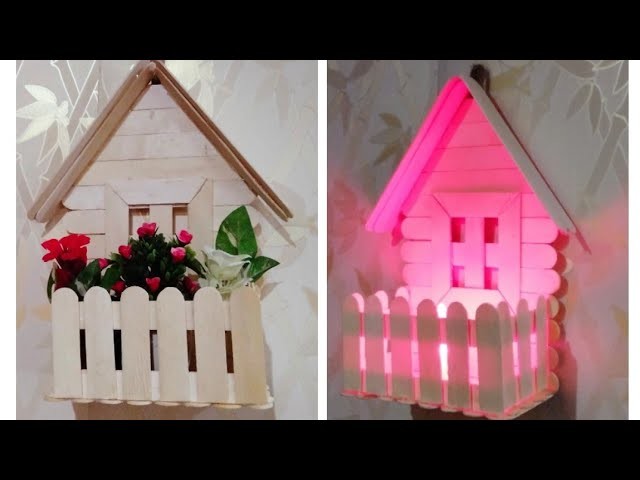 DIY | Popsicle Sticks Tutorial | How to Make Flower vase | Easy Craft | Do It yourself | Home Decor