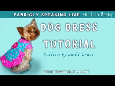 DIY  Sew a Dog Dress Tutorial - Part 1