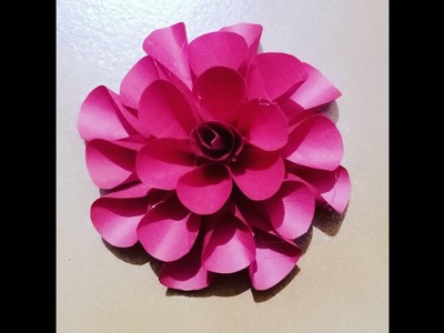 Diy Simple Paper Craft Flower#shorts#viralvideo#papercraft#ytshorts