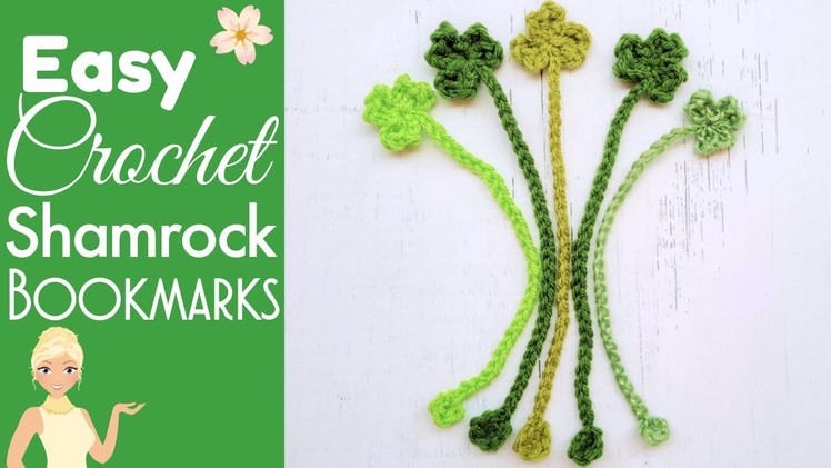Easy Crochet Bookmark ☘️ St Patrick's Day Crochet Patterns ???? Crochet a Shamrock