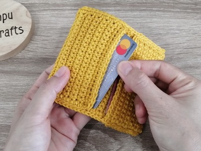 Easy DIY​ crochet card holder - Step by step