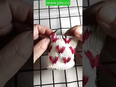 Easy knitting tutorial - knitting basics for beginners - easy knitting tutorial! #Shorts