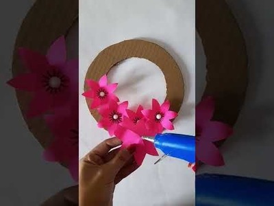 Easy Paper Craft | Wall hanging paper Craft #shorts #youtubeshorts #shortsfeed #papercraft