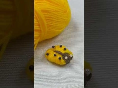Easy yarn crafts manualidades faciles con hilo craft idea ladybug1