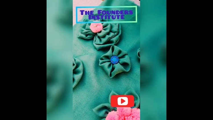 Handmade Diy Fabric Flowers Tutorial in Urdu. Hindi