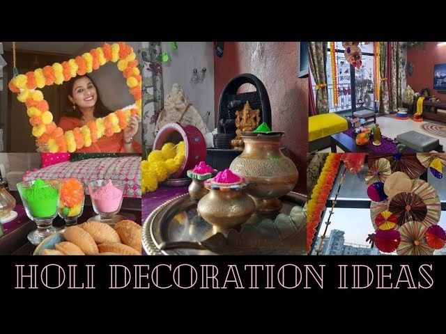 Holi Decoration Ideas | Holi Theme Party Decoration Ideas | Zero Cost Holi DIY