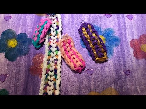 How to loom a dragon scale bracelet #loom band