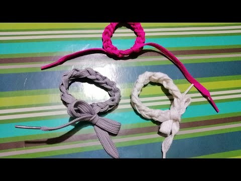 How to Make  A Bracelet with A Shoelace. Very Cool Tutorial