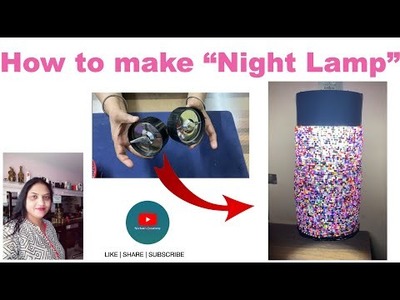 How to make a "Night Lamp" from Mixer Jar Base | DIY | Best out of Waste