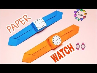 How to make paper watch easy | Paper Watch Easy l Paper clock. Paper Watch. DIY. School Craft