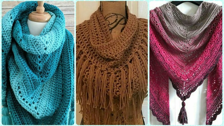 Impressively Stylish Crochet Caplet Shawl Scarf Designs Ideas||Trendy Designs of Shawl