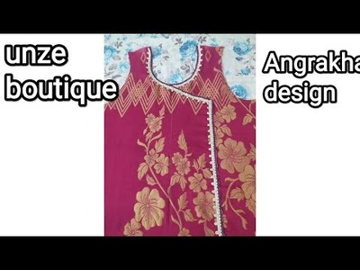 Latest neck design part1 sewing  tutorial  #unzeboutique #shorts #neckdesign #tutorial #angrakha