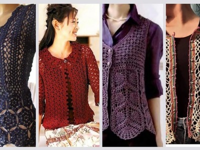 Light & lacy #crochet #cardigans.Fabulous style lace crochet cardigans