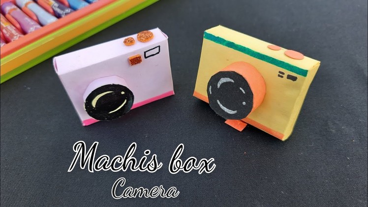 Machis box ???? paper camera. Paper idea. origami paper craft. so art craft