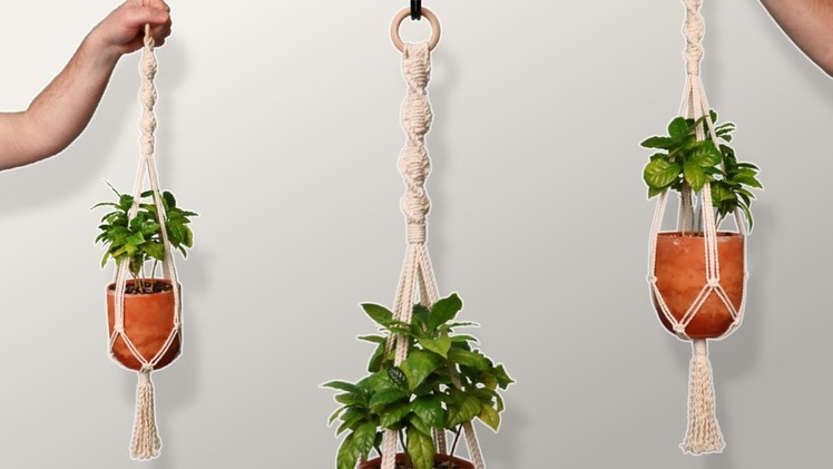 Macrame Plant Hanger For Beginners (Easy DIY Tutorial!)