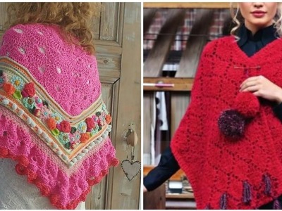 Most lovely and outstanding collection of crochet women poncho design.