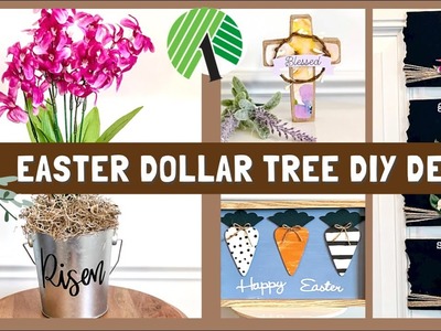 NEW Dollar Tree Easter and Spring Decor DIYS l Affordable Spring Projects l Dollar Tree Easter DIYS