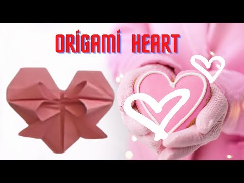 Origami Heart - Easy Origami DIY. Origami School