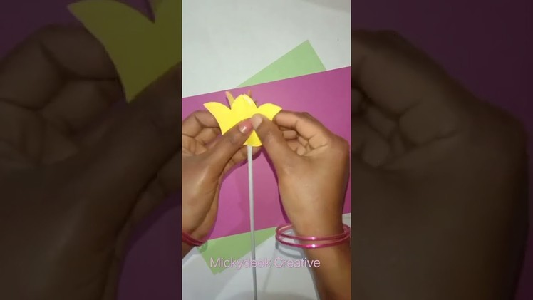 Paper Flower Craft.  Paper Craft.  Flowers Craft.