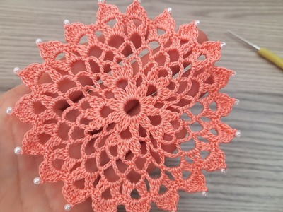 PERFECT???? Very Beautiful Flower Crochet Pattern * Knitting Online Tutorial for beginners Tığ işi örgü