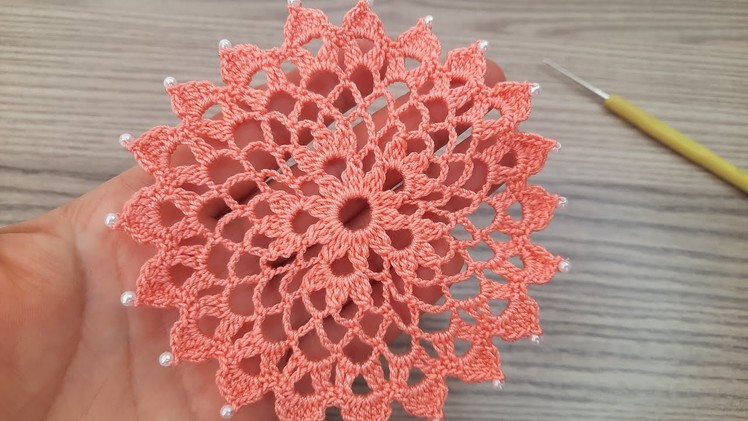 PERFECT???? Very Beautiful Flower Crochet Pattern * Knitting Online Tutorial for beginners Tığ işi örgü