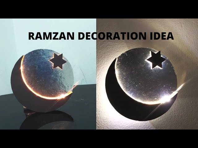 RAMADAN HOME DECORATION IDEA | HOMEMADE RAMADAN DECORATION | DIY #CREATIVEBEAUTIFUL #DECORATION
