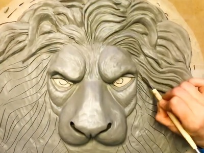 Sculpting a Lion Time-Lapse + Tutorial