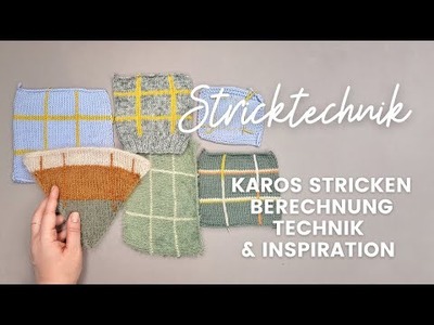 Stricktechnik - Karos stricken. Technik, Variationen und etwas Inspiration