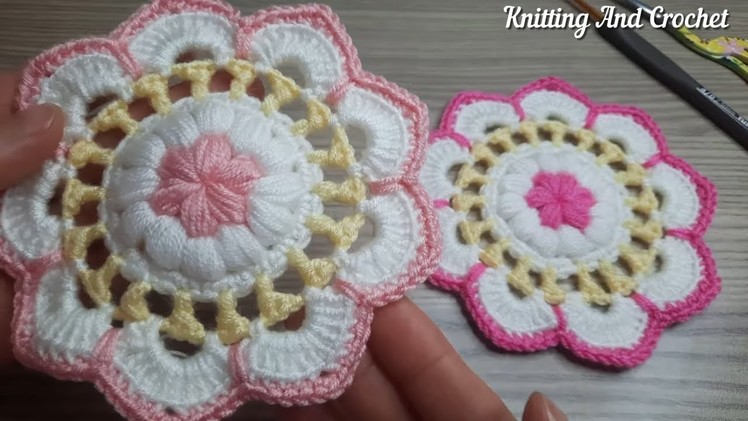 SUPER Very Easy Beautiful Crochet Pattern. knitting and crochet