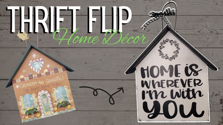 Thrift Flip | Thrift Finds | DIY Home Décor | Simple Cricut Craft | Trash To Treasure | #shorts