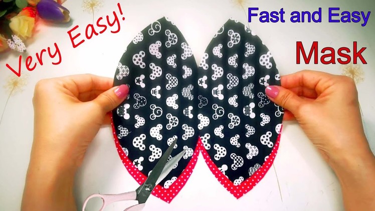 ???? Very Easy New Style Mask | Fast and Easy No Fog | Mask With  Easy Pattern Sewing Tutorial At Home