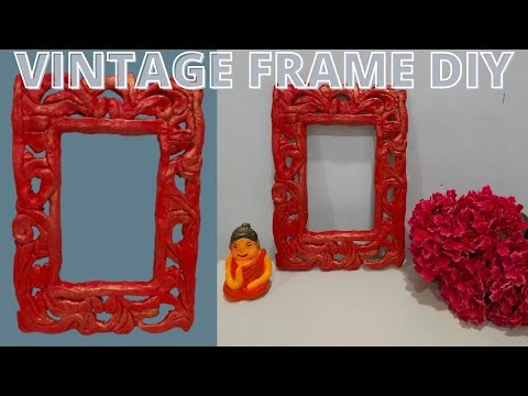 VINTAGE FRAME DIY !! HOME DECOR DIY | Handmade Photo Frame Ideas