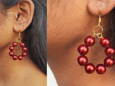 Amazing Pearl earrings | DIY Jewellery ideas | Trendy Handmade Earrings #DIY #earrings