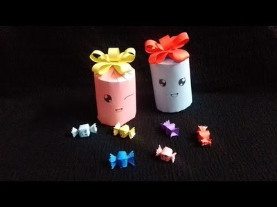 Cute Candy Gift Box Idea | Mini Short-Cut Gifts Tutorial | Gifts Box from Color Paper