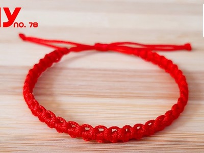 DIY Adjustable Red String Bracelet | Lucky Bracelet | SAYZ Ideas no. 78