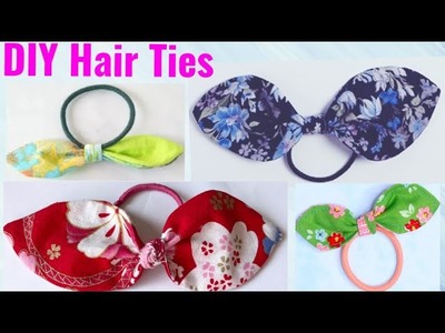 DIY Hair Tie - Quick And Easy Step By Step Tutorial. How To Make Hair Tie From Fabric Scraps