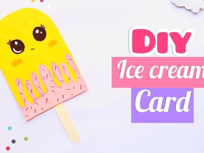 DIY Ice Cream Card Ideas. Origami Ice Cream Card For Kids Craft 2022