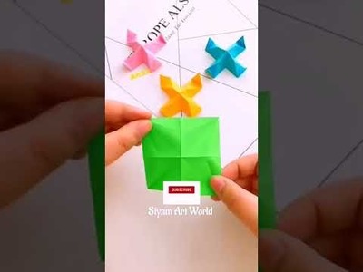 DIY Origami Paper Finger Trap Making || Siyam Art World || #papertrap #fingertrap #origamitrap
