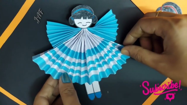 Diy Paper Doll | Fairy doll | Origami Doll | Easy Paper craft ideas for kids | Paper toy #papercraft