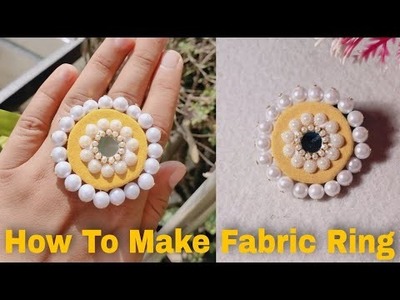 Fabric Ring Jewelry | Fabric Finger Ring Making | Diy Fabric Ring