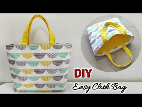 FAST AND EASY ! Daily Use Cloth Bag | How to make cloth bag | Tote Bag Making at Home | Shopping Bag