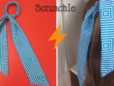 How do you make rubber band clothes at home || DIY Scrunchie || Rubber hair band