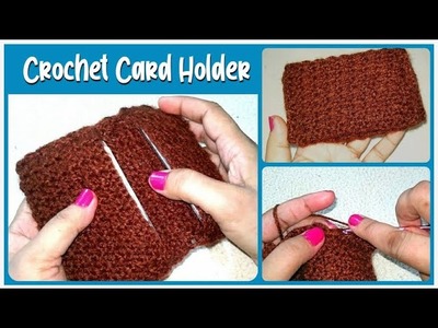 How to Crochet woolen Card holder