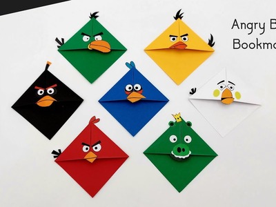 How To Make Angry Birds Bookmark For Kids | Easy Paper Crafts | Kids Craft Ideas | 5 Minute Crafts